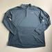Adidas Shirts | Adidas Terrex Mens Pullover 1/4 Zip Lightweight Sweatshirt Size 2xl Blue Hiking | Color: Blue | Size: 2xl