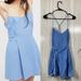 Free People Dresses | New Free People Melt Your Heart Cotton Mini Tie Back Dress Size Xs Nwt | Color: Blue | Size: Xs