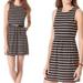 Madewell Dresses | Madewell Striped Knit Dress Large | Color: Black | Size: L