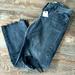 Levi's Jeans | Levis Wedgie Straight Black Wash Busted Knee Nwt Size 30x28 | Color: Black | Size: 30