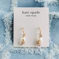 Kate Spade Jewelry | Kate Spade Sea Star Starfish Gold Pearl Huggie Earrings Trendy Jewelry | Color: Gold | Size: Os