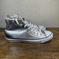 Converse Shoes | Converse Unisex Ct All Star Hi Sneaker Shoes Men's Size 12 Women's Size 14 | Color: Silver/White | Size: 12