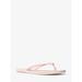 Michael Kors Shoes | Michael Kors Jinx Logo Flip Flop 8 Ballet New | Color: Pink | Size: 8