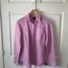 J. Crew Tops | J. Crew Baird Mcnutt Irish Linen Pink/Purple Long Sleeve Shirt Collared Size 0 | Color: Pink/Purple | Size: 0