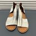Free People Shoes | Free People Tan Leather Mont Blanc Sandal Size 40 | Color: Cream/Gray | Size: 40