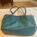 Coach Bags | Coach Teal Sparkle Ava Tote | Color: Blue | Size: 13 In Long, 4 In Wide, 20 In Deep