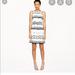 J. Crew Dresses | Jcrew Button Front Dress In Roller Girl | Color: Blue/Cream | Size: 8