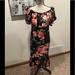 Lularoe Dresses | Nwt Lularoe Cici Dress (M) | Color: Black/Red | Size: M