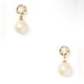 Kate Spade Jewelry | Nwt - Kate Spade Lady Marmalade Drop Pearl Earrings W/ Dustbag | Color: Gold | Size: Os