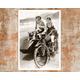 "Vintage Photograph \"Let's Ride\" (c.1918) - Marie Prevost & Phyllis Haver - Silent Film - Premium Giclée Fine Art Print"