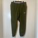 Nike Pants & Jumpsuits | Nike Green Jogger Sweatpants Women's Size Large | Color: Green/White | Size: L