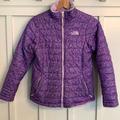 The North Face Jackets & Coats | Girls North Face Reversible Jacket | Color: Pink/Purple | Size: Mg