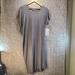 Athleta Dresses | Athleta Dress Women’s Small Sunlover Hilo Upf Grey Draped Crew Gray Modal Nwt | Color: Gray | Size: S