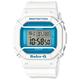 Casio Baby-G BGD501FS-7 Silicone Analog Quartz Unisex Watch (Blue / White)