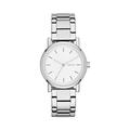 DKNY Watch for Women Soho, Three Hand Movement, 34 mm Silver / Steel Stainless Steel Case with a Stainless Steel Strap, NY2342