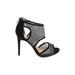 Jessica Simpson Heels: Black Shoes - Women's Size 9 - Open Toe