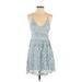 Hollister Cocktail Dress: Blue Dresses - Women's Size Small