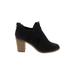 Born In California Ankle Boots: Black Shoes - Women's Size 6 1/2