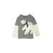 Carter's Long Sleeve T-Shirt: Gray Marled Tops - Kids Boy's Size 5