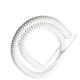 Spring Spiral White Spiral Power Scalable Cord 2 Core x 0.75m2 Copper Core 3 Core x 2.5m2 Spring Telescopic Electrical Cable Wire Retractable Coil (Color : 15AWG, Size : Stretch 3.7 meter 3 Core)