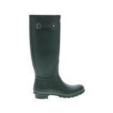 Hunter Rain Boots: Green Solid Shoes - Women's Size 9 - Round Toe