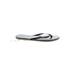 Esprit Flip Flops: Gray Print Shoes - Women's Size 6 - Open Toe