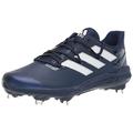 adidas Men's Adizero Afterburner 8 Baseball Shoe, Team Navy Blue/White/White, 9.5