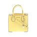 MICHAEL Michael Kors Satchel: Pebbled Yellow Solid Bags