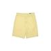 Vineyard Vines Khaki Shorts: Yellow Solid Bottoms - Kids Boy's Size 18 - Dark Wash