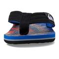 Quiksilver Boy's Kids Molokai Layback II Flip Flops (Toddler/Little Kid/Big Kid) Blue 5 11 Little Kid M