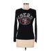 NFL X Nike Team Apparel Long Sleeve T-Shirt: Black Print Tops - Women's Size Medium