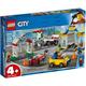 LEGO 60232 City Town Garage Center Cars Set, with 3 Cars and 4 Minifigures, Toys for Kids 4 Years Old