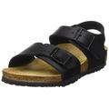 Birkenstock New York, Unisex Kids’ Open Toe Sandals, Black (Black), 13.5 Child UK (32 EU)