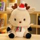 SaruEL Cute scarf christmas deer plush toy plush reindeer doll kids girls family party decoration 60cm 4