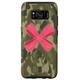 Hülle für Galaxy S8 Camouflage-Telefon mit rosa Schleife grün Camo Woodland