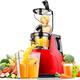 Slow Juicer Masticating Juicer Machine, Juicer, Slow Chewing Juicer, Cold-Pressed Juicer are Easy to Clean, Juicer Has High Yield, High Dry Pulp, Opposite Function