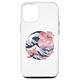 Hülle für iPhone 14 Minimalistische Pastell Great Japanese Wave Art Cherry Blossom