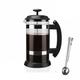EPIZYN coffee machine High Borosilicate Glass 1000ML French Press Coffee Maker House Coffee Brewer Milk Foam Frother Barista Tea Maker coffee maker (Color : FP-Yellow)