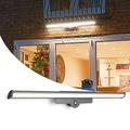 LeisureLUX Outdoor Lights Mains Powered, Decking Lights with Motion Sensor, Smart WiFi 20W Outside Lights & Garden Lights 1650 Lumens, IP65 Waterproof, 1.1 Metre Patio Lights Made in The UK, Grey