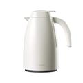 Electric Kettle Household Insulated Kettle 1500ML Office with Large Capacity Glass Inner Thermos High Grade Warm Water Kettle Tea Kettle (Color : White)