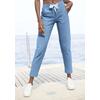 Sweathose ELBSAND "Brinja", Damen, Gr. M (38), N-Gr, blau (azurblau), Sweatware, Obermaterial: 95% Baumwolle, 5% Elasthan, unifarben, casual, figurumspielend lang, Hosen, mit Taschen und breiten Kordeln, Jogginghose, lässige Passform, Topseller