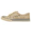 Sneaker DOGO "Sneaker A Pair Of Doves Damen Sneaker / Female", Damen, Gr. 41, Normalschaft, beige (natur, schwarz), Lederimitat, Schuhe, Vegan