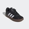 Sneaker ADIDAS SPORTSWEAR "VL COURT 3.0 KIDS", Gr. 34, schwarz-weiß (core schwarz, cloud weiß, core schwarz), Synthetik, Leder, sportlich, Schuhe, inspiriert vom Design des adidas samba