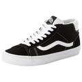 Sneaker VANS "UA Mid Skool 37" Gr. 43, schwarz-weiß (black, true white) Schuhe Stoffschuhe