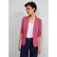 Kurzblazer STREET ONE Gr. 40, pink (magnolia pink) Damen Blazer