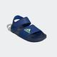 Badesandale ADIDAS SPORTSWEAR "ADILETTE SANDALE" Gr. 35, royal blue, green spark, dark blue Schuhe Jungen