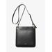 Michael Kors Tate Small Leather Messenger Bag Black One Size