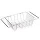 DONGPOQUQIANGAN Dish Drainer Stainless Steel Dish Drainer Kitchen Expandable Dish Drying Rack Compact Dish Drainer Utensil Holder for Sink or on Counter Tabletop Counter