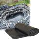 HDPE Waterproof Membrane Pond Liner 6 X 3M 5 X 6M Black Fish Pool Liner for Garden Ponds Waterfall Streams Fountains Pond Underlayment Garden Pool Cover Streams Water,9 * 10m