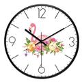 Wall Clock wall clock for bedroom 12 Inches Clock Wall Digital Quartz Non-Ticking Decorative Wall Clock Round Easy To Read For School Home Office Hotel Wall clocks for living room (Color : B-black fr